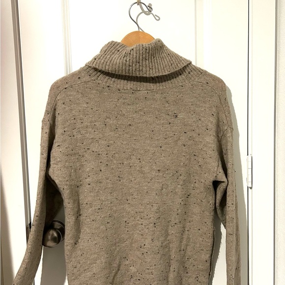 Fortune + Ivy Speckled Beige Cowl Neck Sweater - Picture 5 of 5